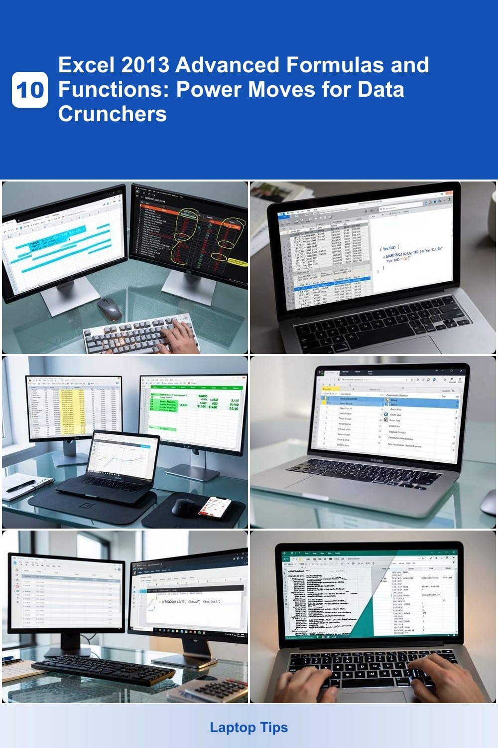 10 Excel 2013 Advanced Formulas and Functions: Power Moves for Data Crunchers