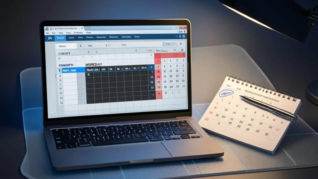 Date Calculations with EOMONTH and WORKDAY