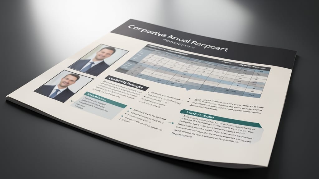 Corporate Annual Report Template