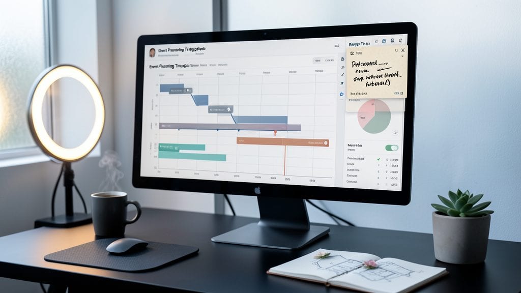Event Planning Timeline Template