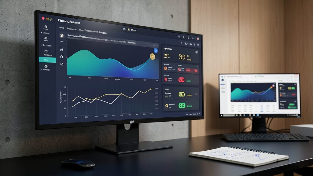 Financial Dashboard Presentation Template