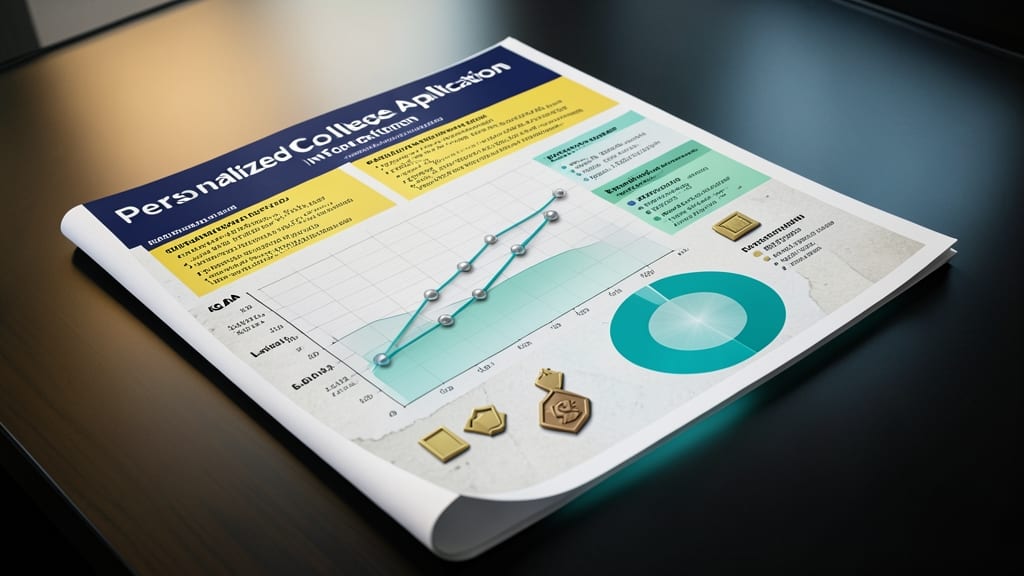 Personalized College Application Infographic in Excel